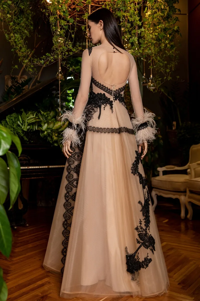 elegant evening dress 2020 Gorgeous Ball Gown Prom Dress - Flower Pink Elegant Evening Dress