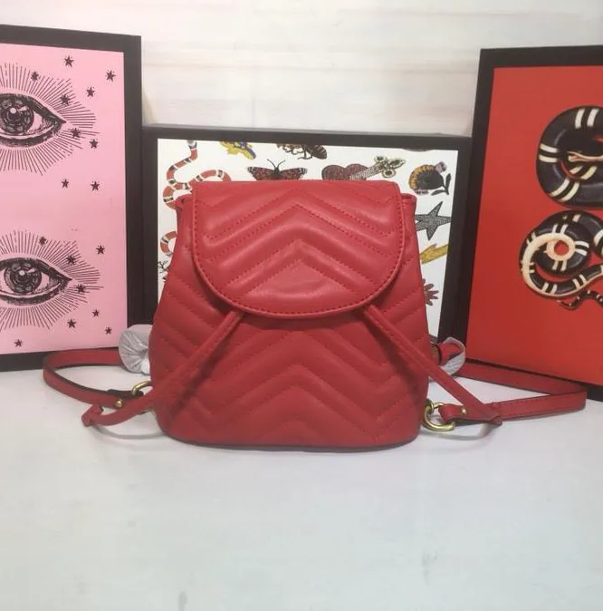 Fashion Top quality women designer luxury handbags purses genuine leather Backpack bag girls brand fashion bags 19x18.5x10cm