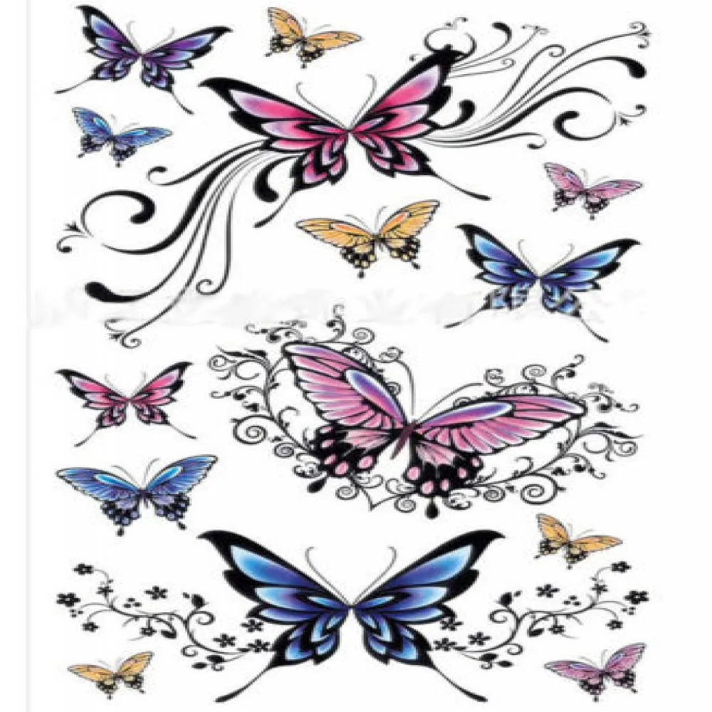 Hot Small Sexy Butterfly Temporary Tattoo Cute Star Tattoo Sticker Love  Women Body Finger Art Beauty Removable Waterproof Tatoo Van 888,16 € |  DHgate, image size:1000x1000