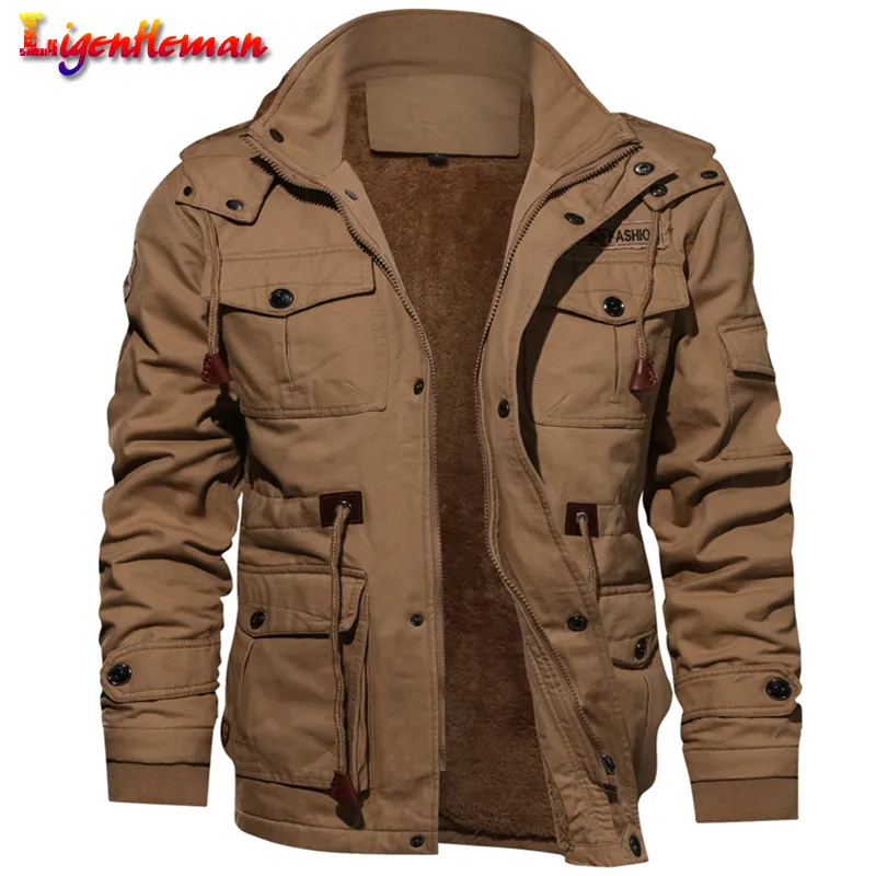 Inverno Brand Abbigliamento Abbigliamento Mens Plus Size 4XL Tenere Tenere Giacche calde Spessore Giacche in pile Uomo Giacca da uomo tattico FG033