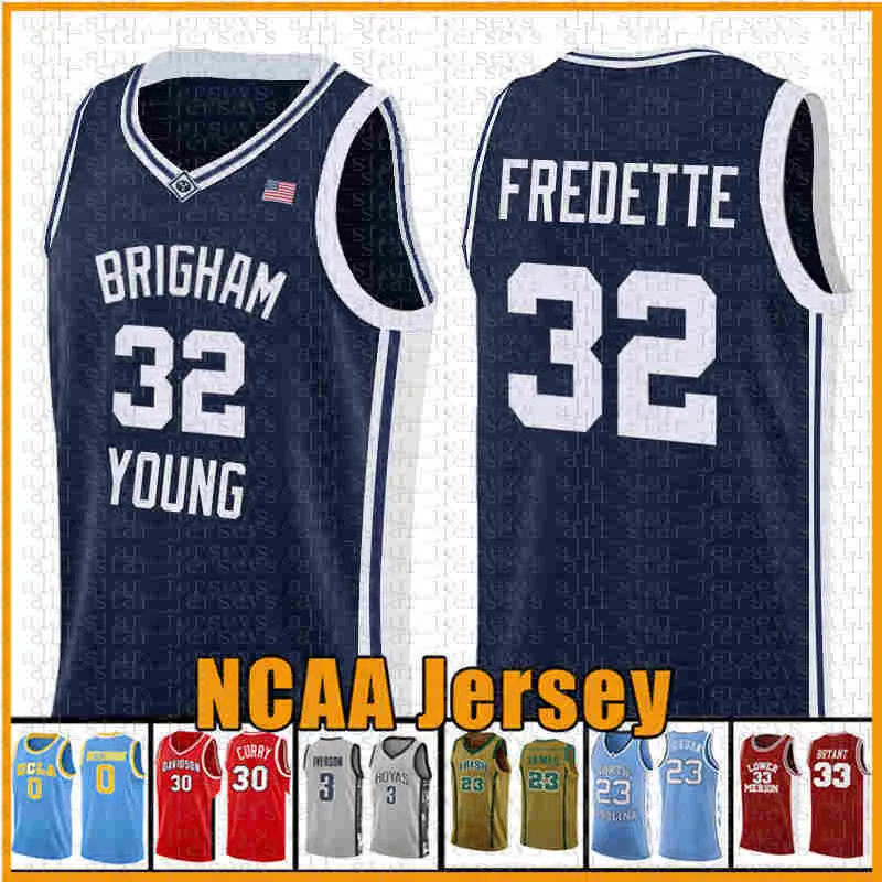 34, Len Bias Brigham Young Cougars 32 Jimmer Fredette NCAA Basketball Jersey Faculdade jerseys DSA