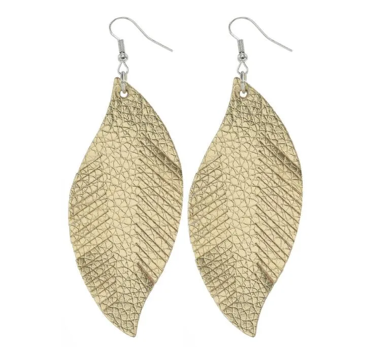Boucles D'oreilles Goutte Style Bohème - Couleur Cuivre, Fermeture Crochet, Neuves Avec étiquettes