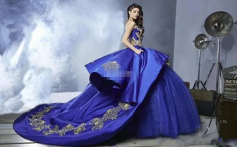 Royal blue best sale 15 dresses 2018