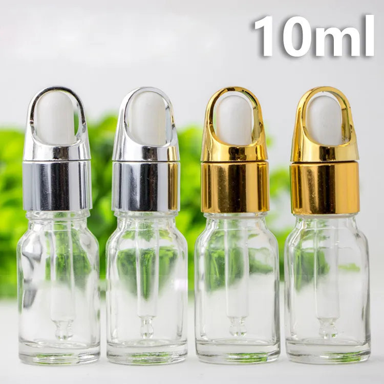 Factory Direct 10ml Flower Basket Cover Drip Tube Essential Oljeflaska Trial Dropper Bottle Original Flytande Flaskor Aromaterapi Flaskor