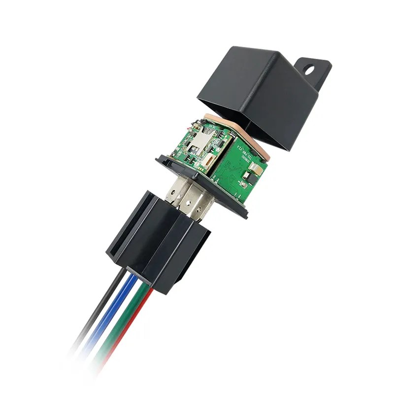 Dispositivo rastreador gps com relé para carro, localizador gsm, controle remoto, monitoramento antifurto, sistema de corte de energia de óleo256a