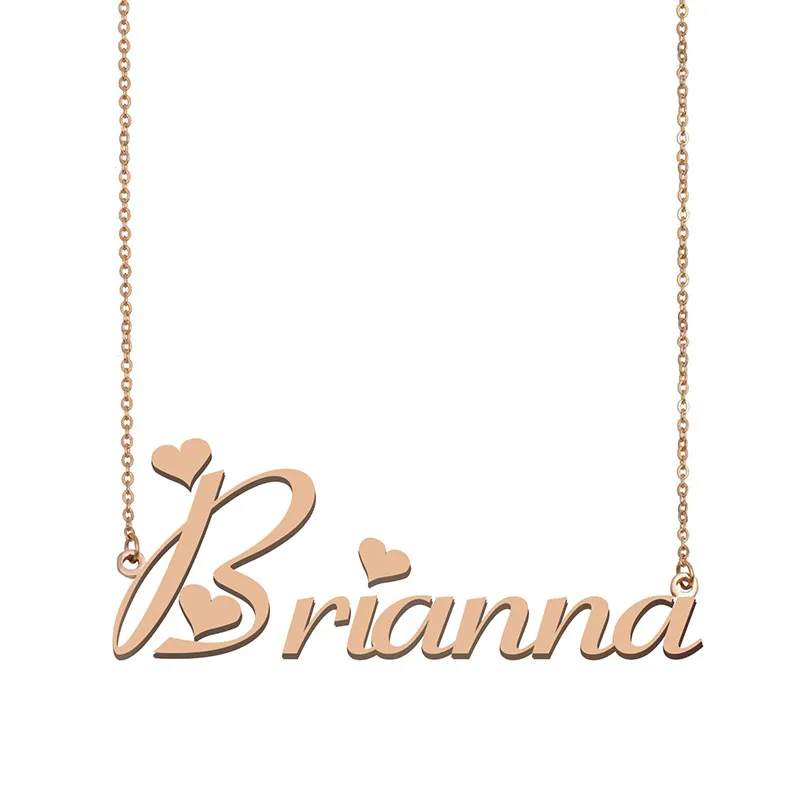 Brianna Name Necklace Pendant for Women Girls Birthday Gift Custom Custom Chids Best Friends Jewelry