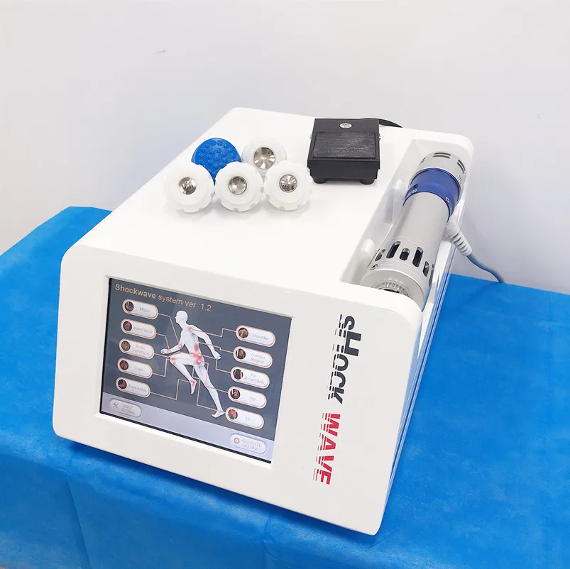 Terapia de alivio del dolor Máquina de ondas de choque equina/Máquina de terapia de onda de choque para contrarrestar la disfunción eréctil ED1000 portátil