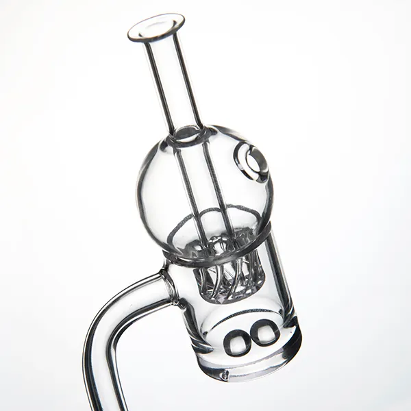 Rökning Tillbehör 25mm Quartz Banger med Cyclone Riptide Carb Cap 2 Pärlor till salu för glas Bong DAB Oil Rigs SKGA619 + SKGA678 + SKGA697-Q-2