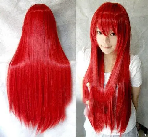 Cosplay Wig Color Wigs Long Hair Caps 80cm Wholesale