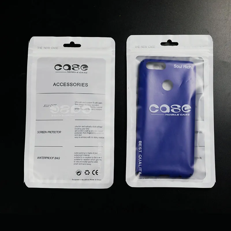 Zip lock cover top for mobile
