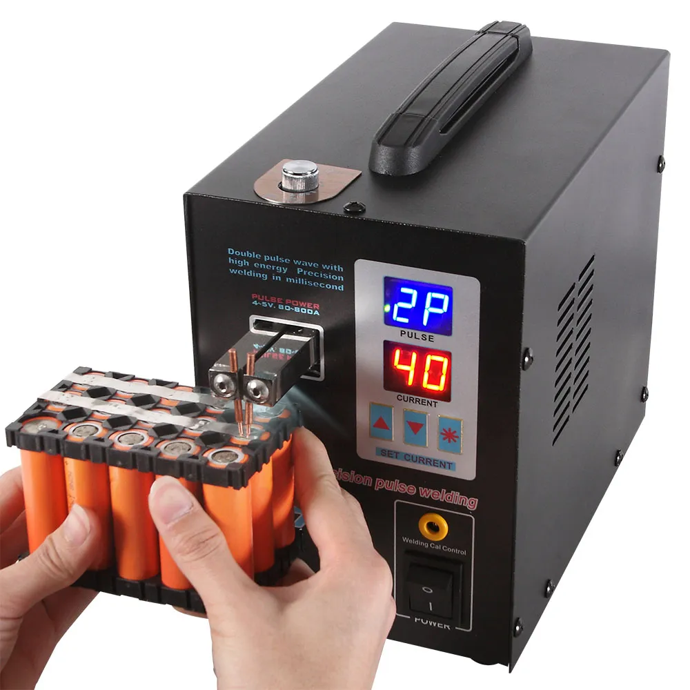 Knokoo 737G Intelligent Precision Pulse Battery Spot Welder Exakt mikro-dator lödstation för svetsning av järn rostfri ST313S