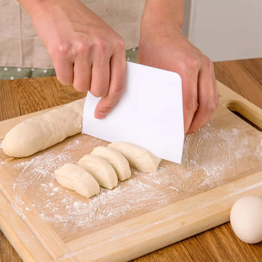 2 pièces grattoir à pâte en plastique grattoir de table de qualité  alimentaire grattoir à pâte