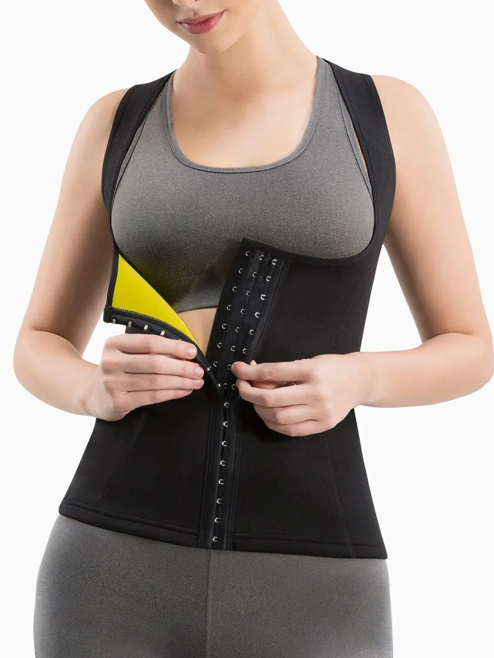 US Ship Taille Cincher Sweat Vest Trainer Tummy Girdle Control Corset Body Shaper voor Dames Plus Size S M L XL XXL 3XL