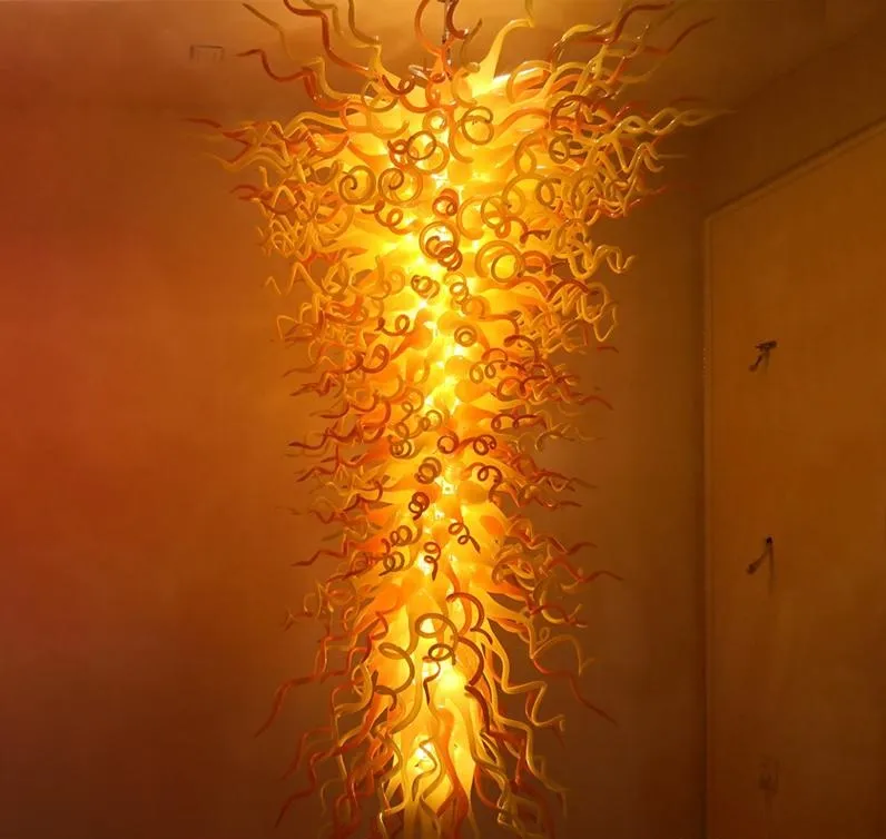 Hand Blown Glass Chandelier With LED Light Source Modern And Best Selling Tall Vase Decor With From Honyartglass2 2 673.37 DHgate.Com