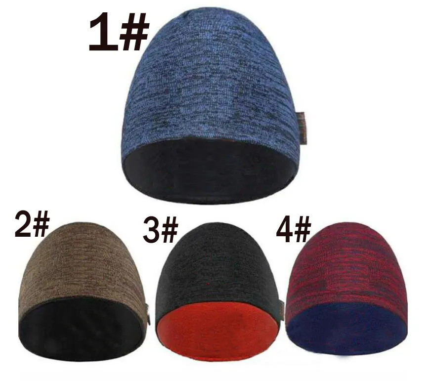 Zimowe Jesień Kapelusze Dla Kobiet Mężczyzn Marka Styl Moda Czapki Skullies Chapeu Czapki 4 Kolor Zimny ​​Wełny Kapelusz Dwustronny Ucha Protector Knit