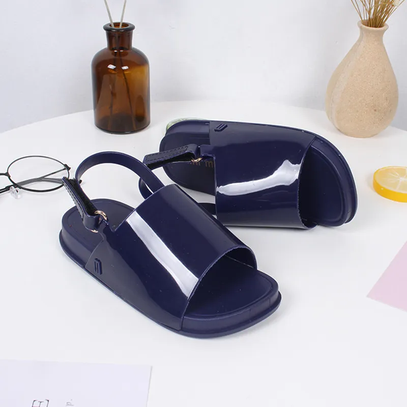 Nuovi bambini Sandalo da spiaggia con scivolo 2020 Sandali con gelatina di ragazza Estate scintilla moda carino Sandali per bambini Scarpe da spiaggia Scarpe da bambino SO009