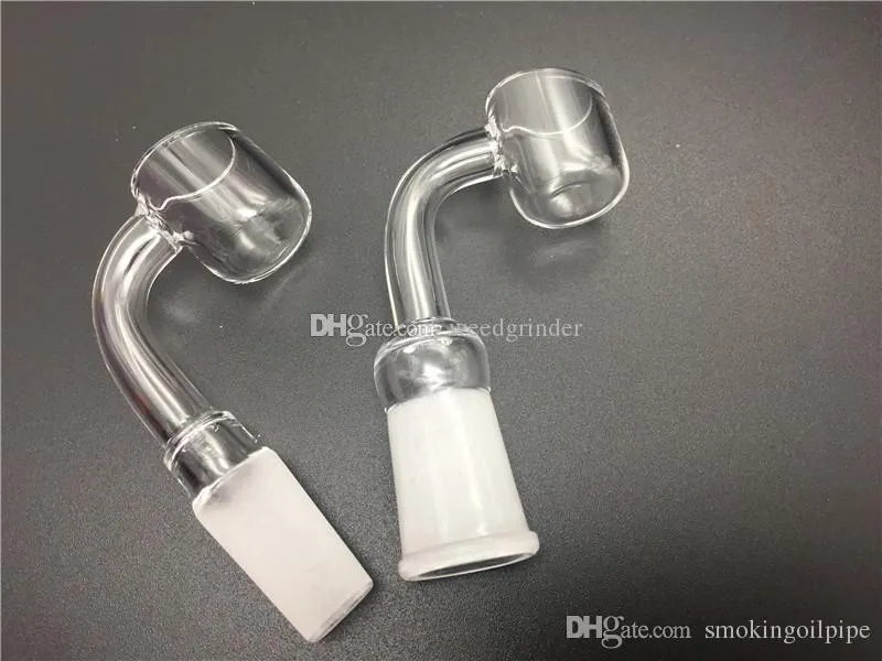 4mm 두께의 클럽 폭행범 domeless 석영 네일 14mm의 18mm 남성 여성하는 90 ° 100 % 실제 석영 폭행 손톱 무료 배송