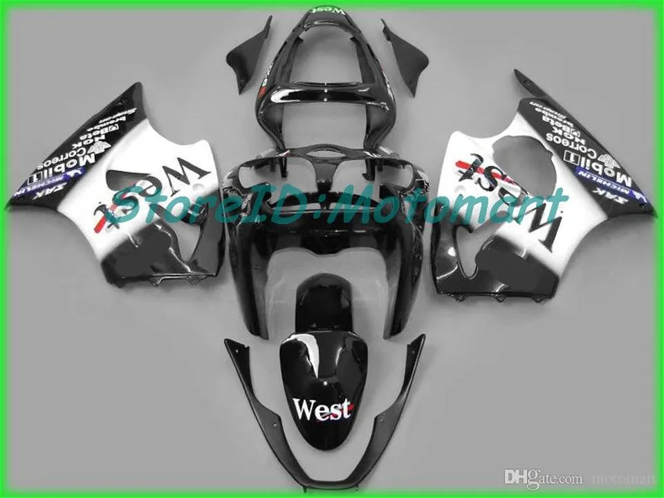 Kit de carénage pour KAWASAKI ZX6R 00 01 02 ZX-6R 2000-2002 636 ZX 6R 2000 2001 2002 Ensemble de carénages ZX6R108