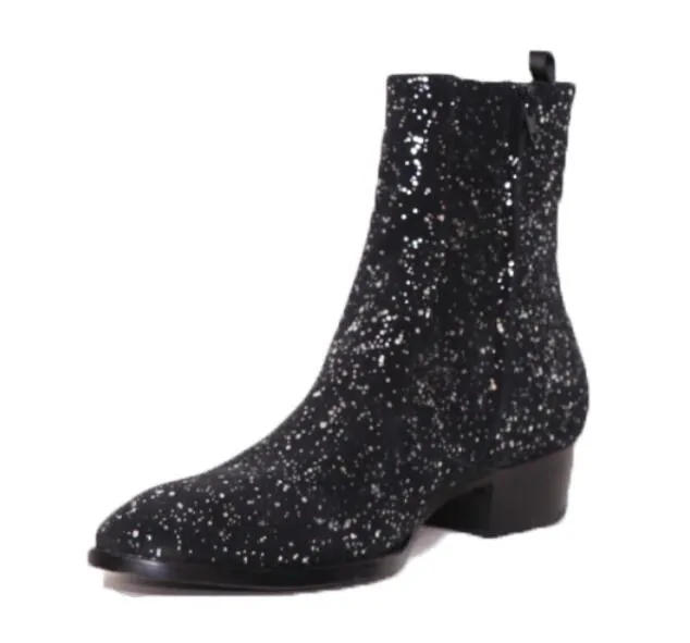 Mens clearance sequin boots