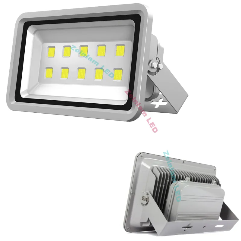 outside using cooler door 150W 200W 300W 400W 500W 600W IP65 Garden plaza square flood LED street parking lights shop lighitng