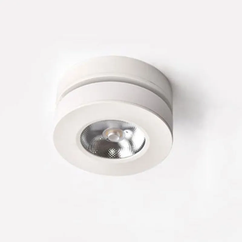 Moderne, ultradünne LED-Schienenleuchte/Downlight, 3/5/7 W, oberflächenmontierte LED-Strahler, Schienenlampe, AC 110 V–240 V, Deckenleuchte