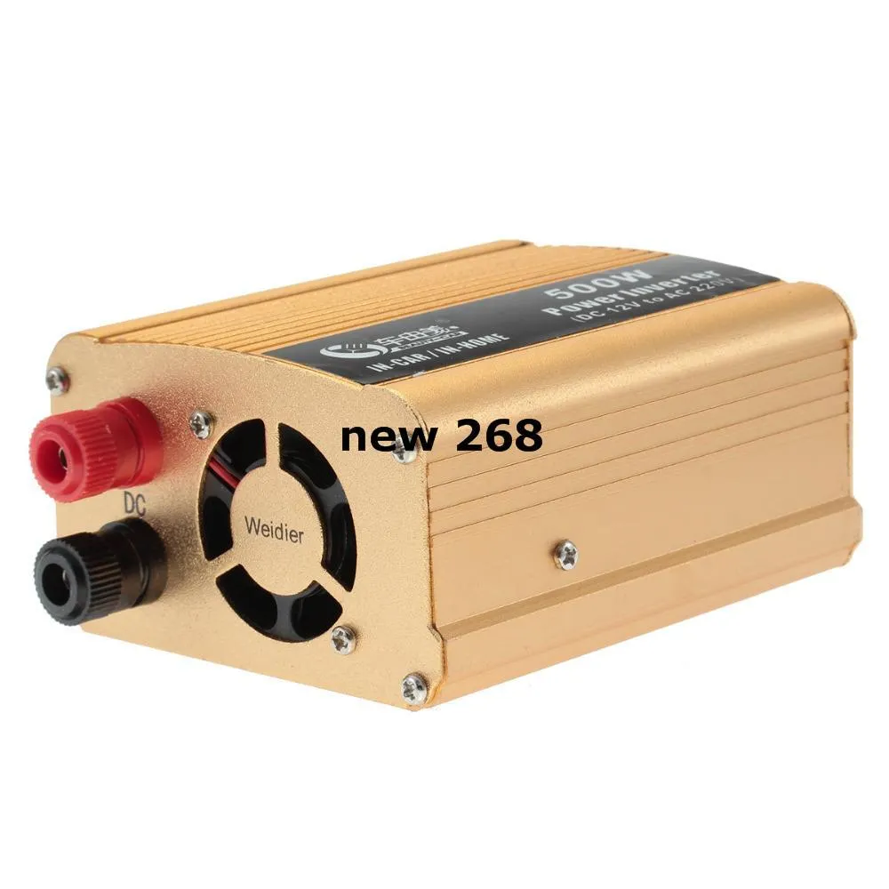 Inverter di potenza da 500w DC AC 12v 220v Usb Convertitore per auto e casa, Tra