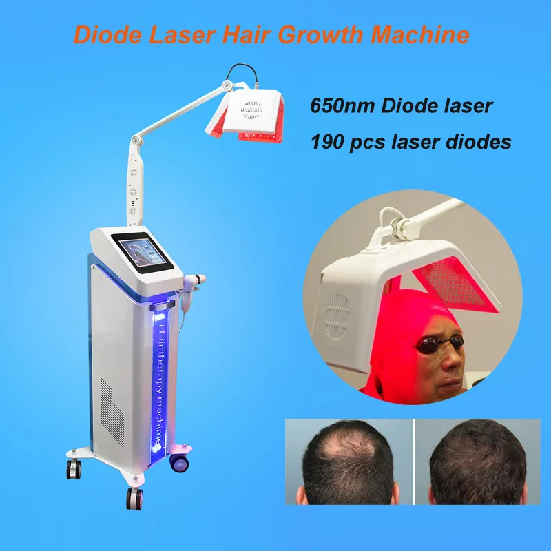 650nm diode laser hair growth machine anti-hair loss hair regrowth home-use machines LED Skin Rejuvenation