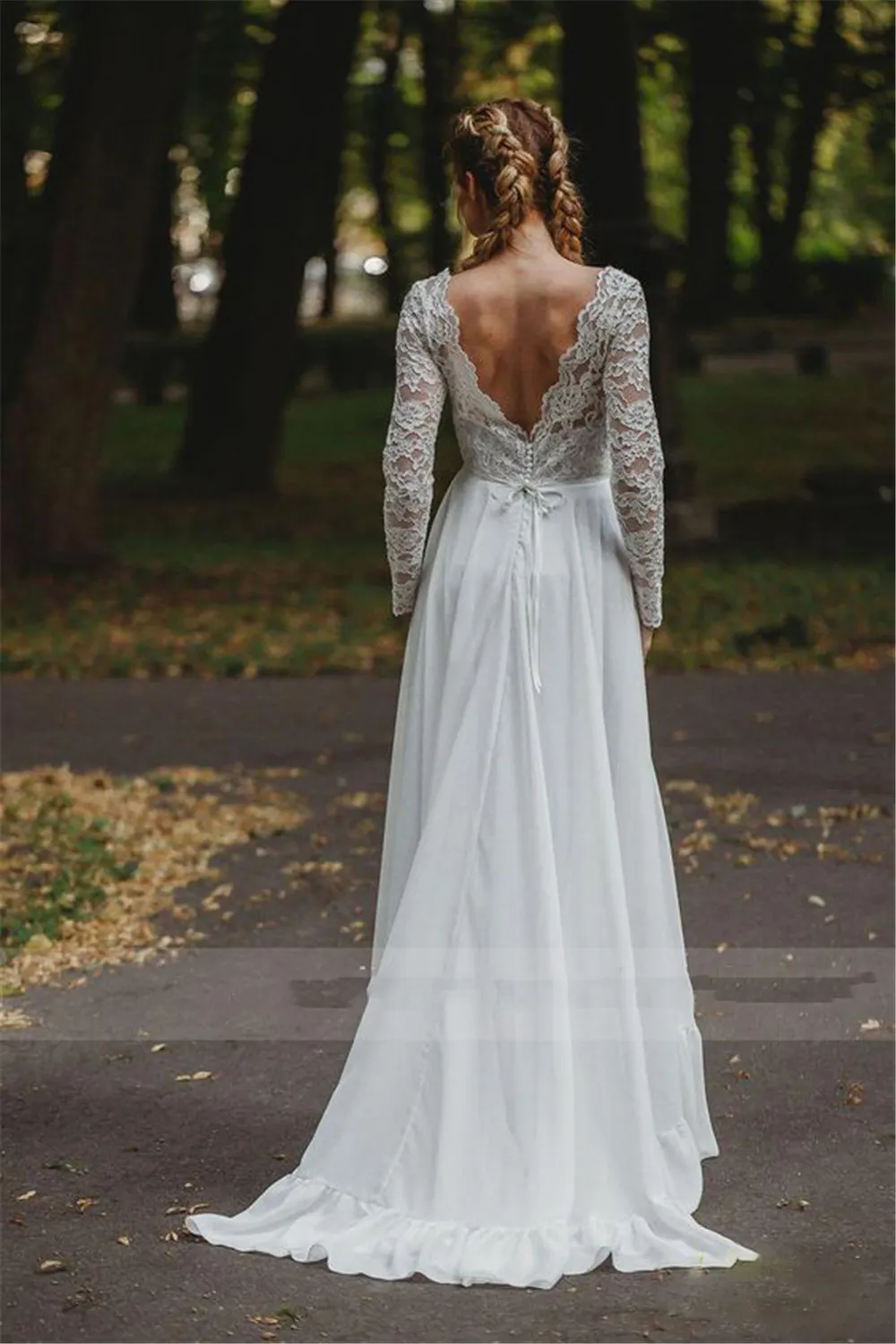 A line shape wedding dress sale