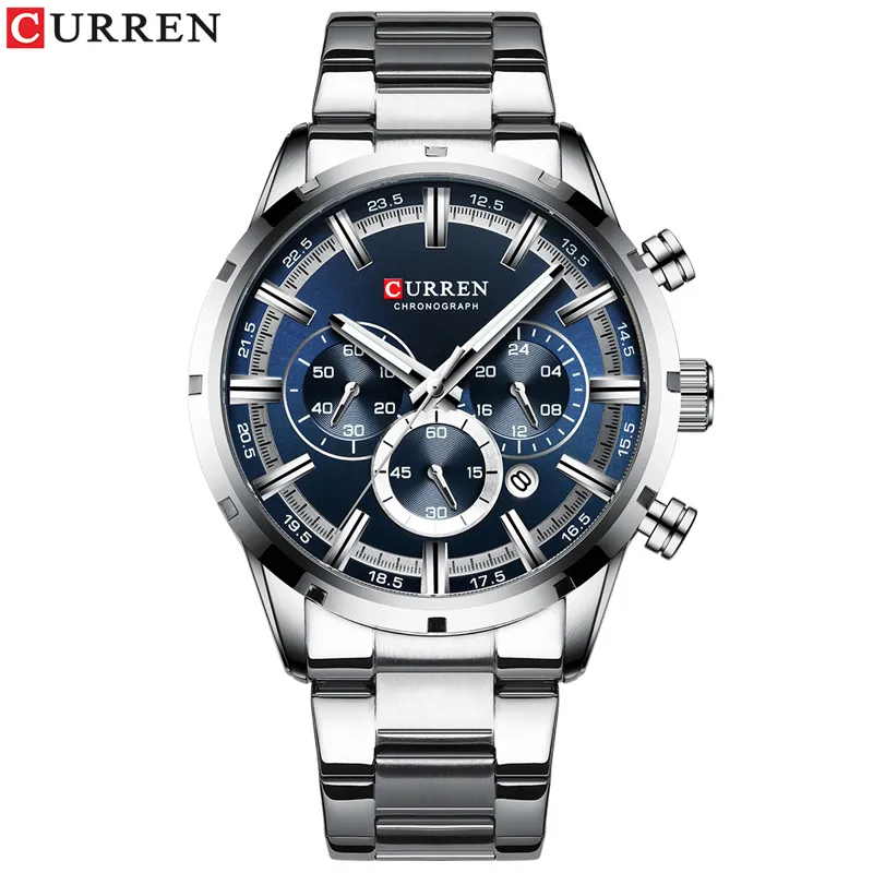 Curren Luxury Fashion Quartz Watchs Chronograph218w 7 298 DHgate
