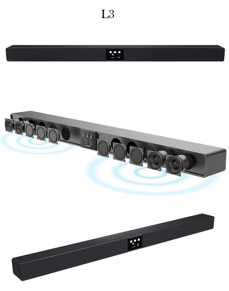 Amoi L3/L2 Bluetooth Soundbar With Subwoofer 10 Speaker 3D ...
