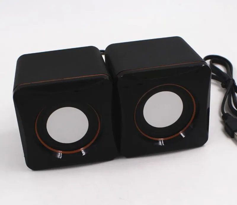 Computer speakers Mini Portable Wired Tablet USB Speaker Multimedia Stereo Sound Speakers For Laptops PC Phone 35MM AUX6615021