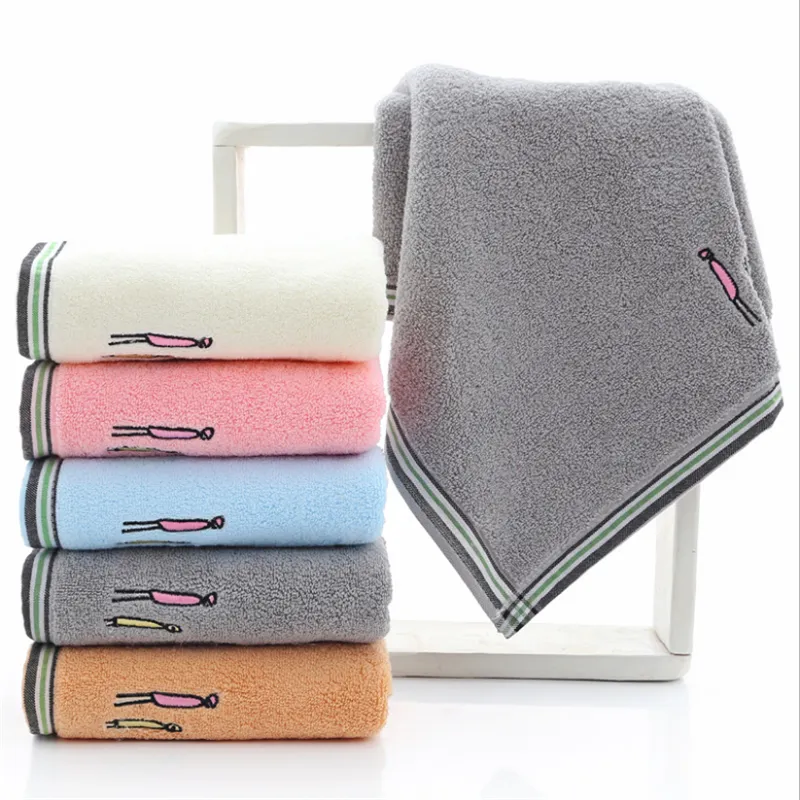 Asciugamano in cotone diretto in fabbrica morbido jacquard ispessito asciugamani assorbenti forti all'ingrosso può aggiungere LOGO