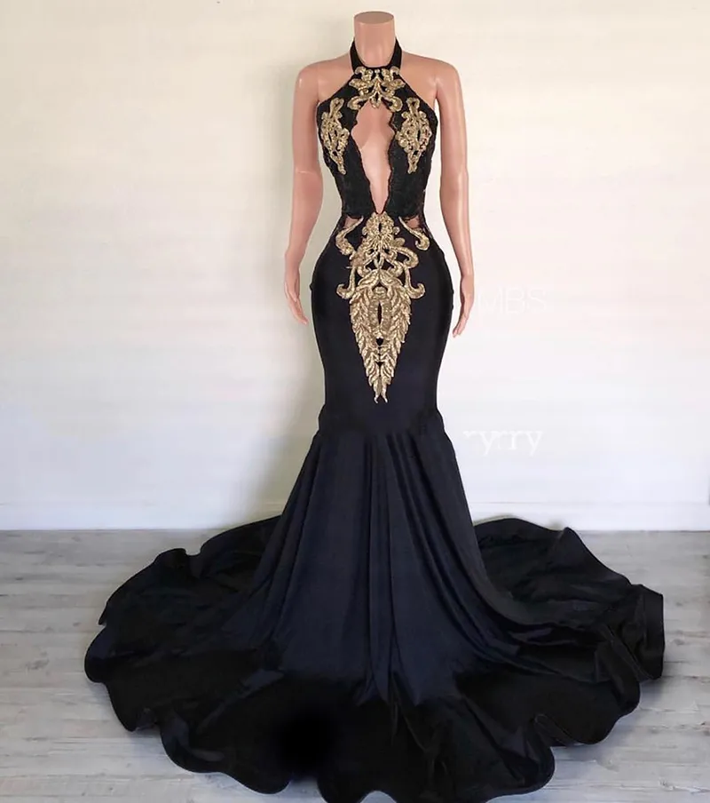 Newest 2020 Mermaid Long Prom Dresses, Halter Prom Dresses Long Newest 2020 Mermaid Long Prom Dresses, Halter Prom Dresses Long