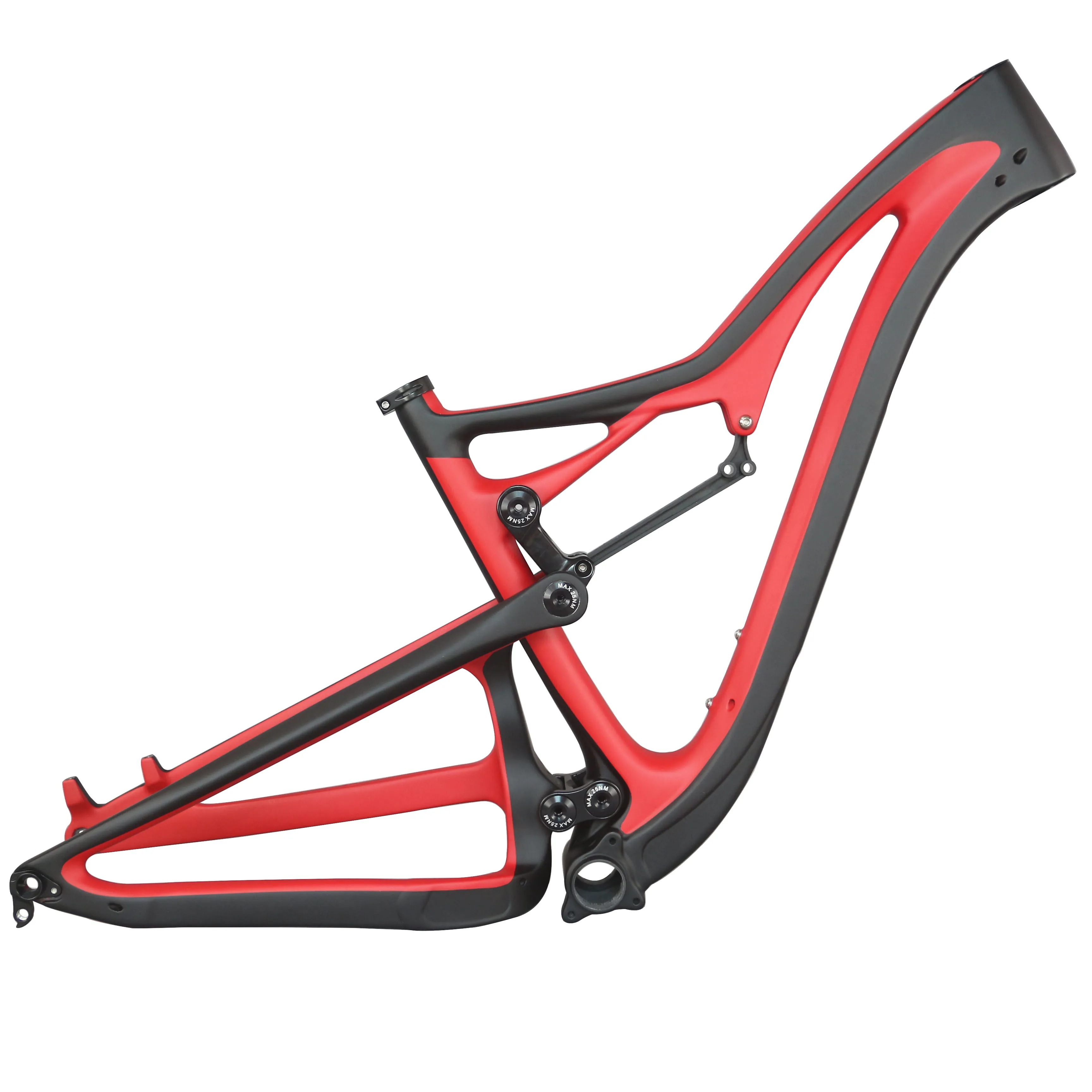 vernice 27.5er boost 29er boost Telaio per bici in carbonio All Mountain Telaio in carbonio a sospensione completa Telaio per mountain bike in carbonio FM356