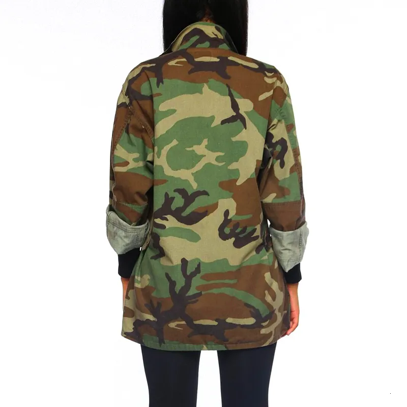 Oversized army jacket womens deals