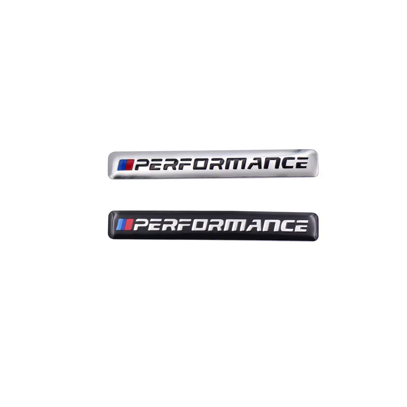 Autocollant de voiture NOUVEAU Autocollant de voiture Performance Motorsport Logo en métal Emblème en aluminium Grill Badge pour BMW E34 E36 E39 E53 E60 E90 F10 F30 M3 M5 M6