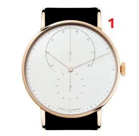 2019 marque nomos hommes montre à Quartz décontractée montre de sport hommes montres mâle en cuir horloge petits cadrans travail Relogio Masculino263C