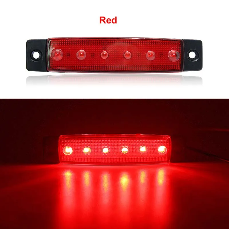 Kaufe Lkw Lampe 12/24V LED Seite Marker Licht Rot Weiß Rücklicht