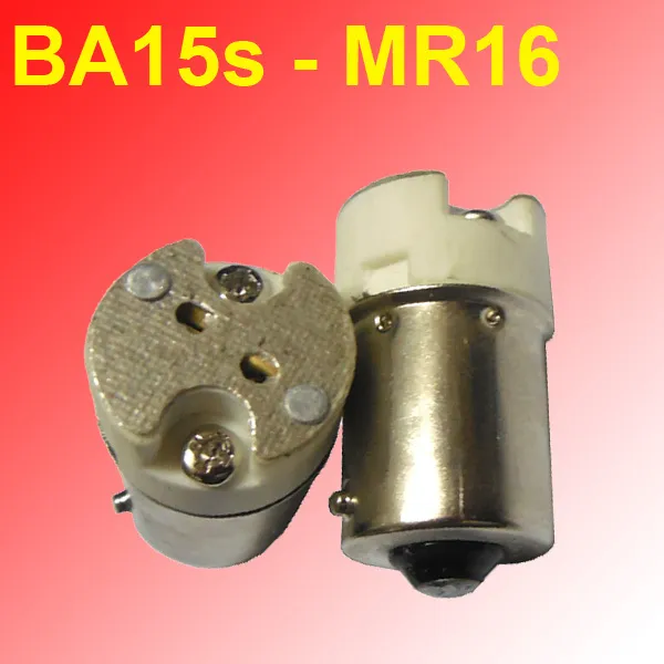 Adaptateur BA15D Vers MR16/GU5.3 - Convertisseur De Douille Pour Lampes, Céramique, 100-250V