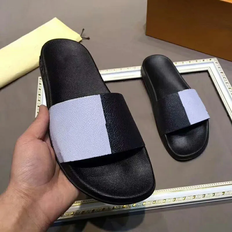 Waterfront Slippers Summer Beach Slippers Fashion Luxury Designer Slide Women Size 35-42 Men Size 38-45 Model HY020