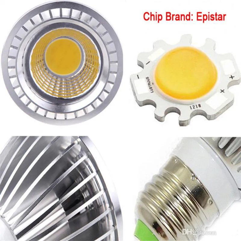 PAR20 COB-Birne, dimmbar, Strahler, GU10, E27, Hochleistungs-LED-Licht, Downlight, LED-Birne, Weiß/Warmweiß/Kaltweiß, Spotlicht