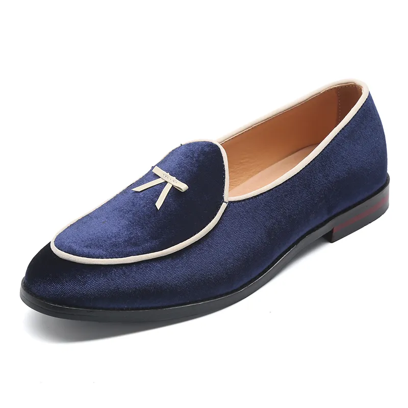 Mocassini scamosciati rossi Appartamenti da uomo Tassel Scarpe traspiranti Slip-On Scarpe eleganti da uomo taglia grande 48