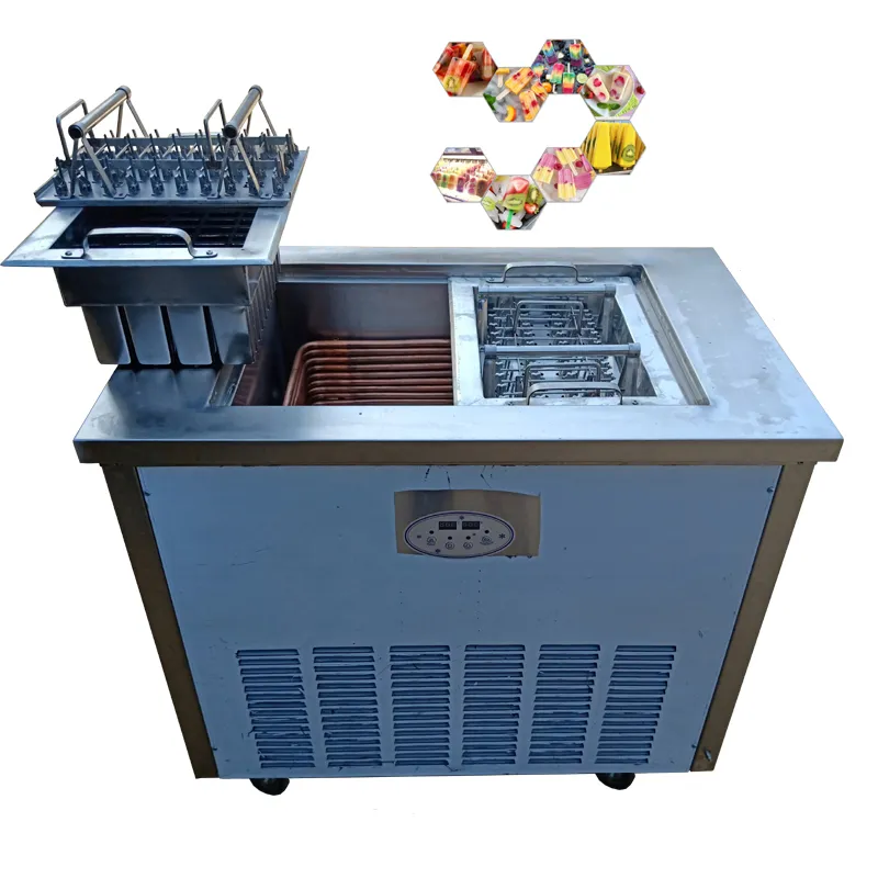 Yeni sıcak satan çift modlu büyük kapasiteli popsicle üreticisi otomatik popsicle makinesi çift kullanımlı ev ve ticari dondurma makinesi