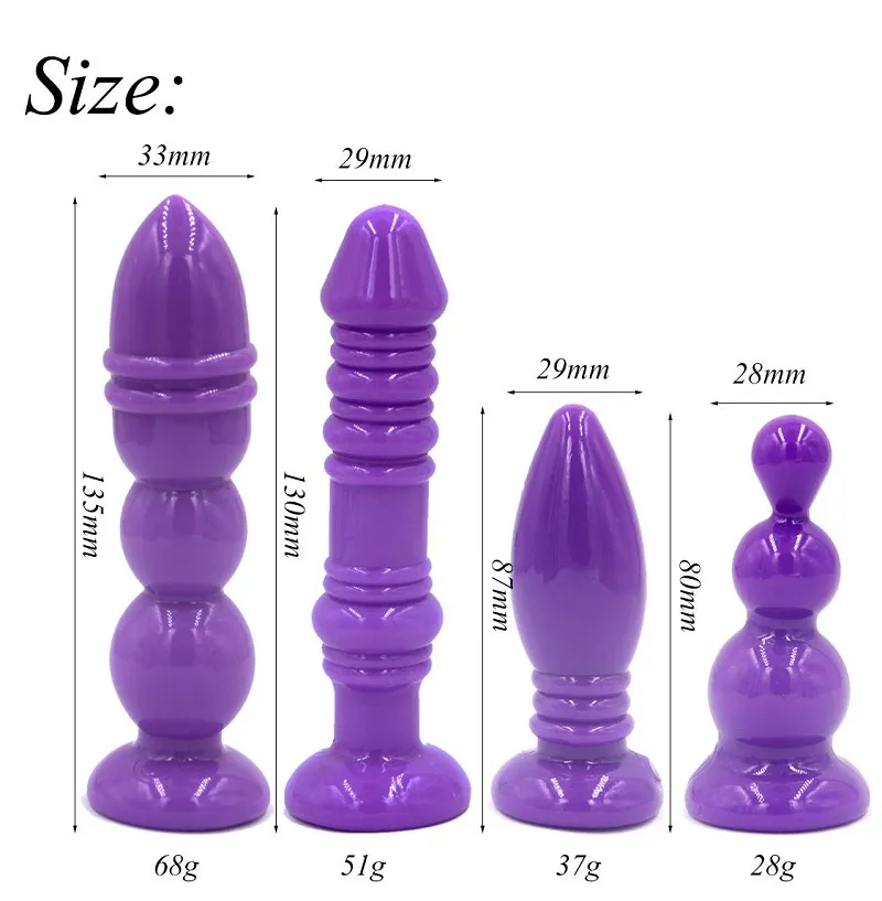 Silicone Anal Toys Butt Plugs Anal Dildo Sex... From Anastasia123, $7.26