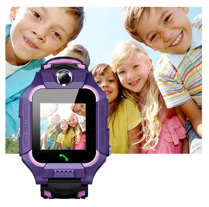 Z6 enfants enfants montre intelligente IP67 étanche en profondeur 2G carte SIM GPS Tracker caméra SOS appel localisation rappel Anti-perte PK Q50 Q12