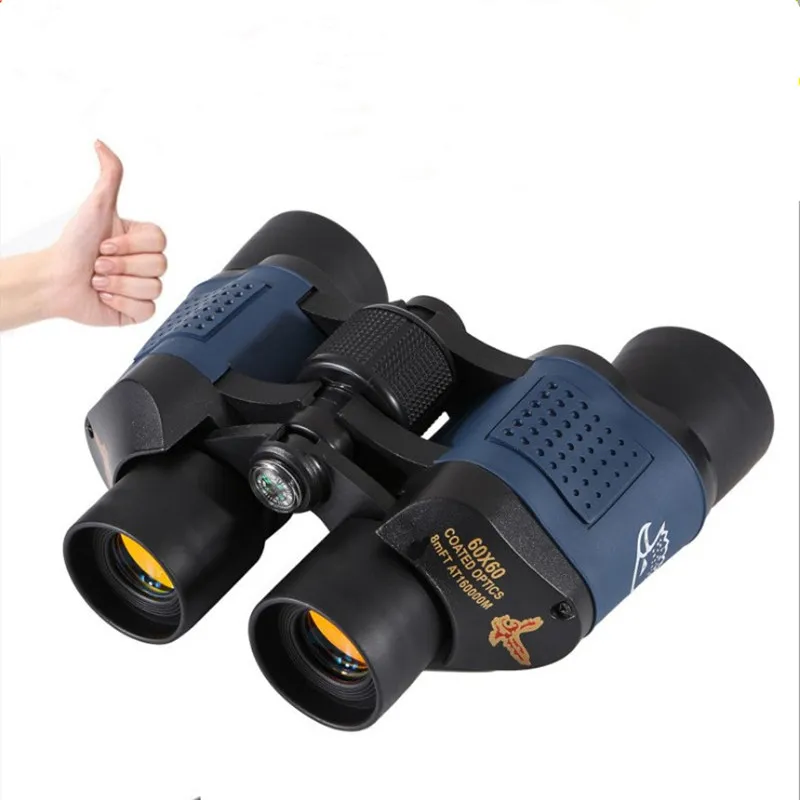 Hot vente 60x60 3000M Ourdoor Telescope étanche haute puissance Définition Binoculos vision nocturne Chasse Jumelles Monoculaire Telescopio