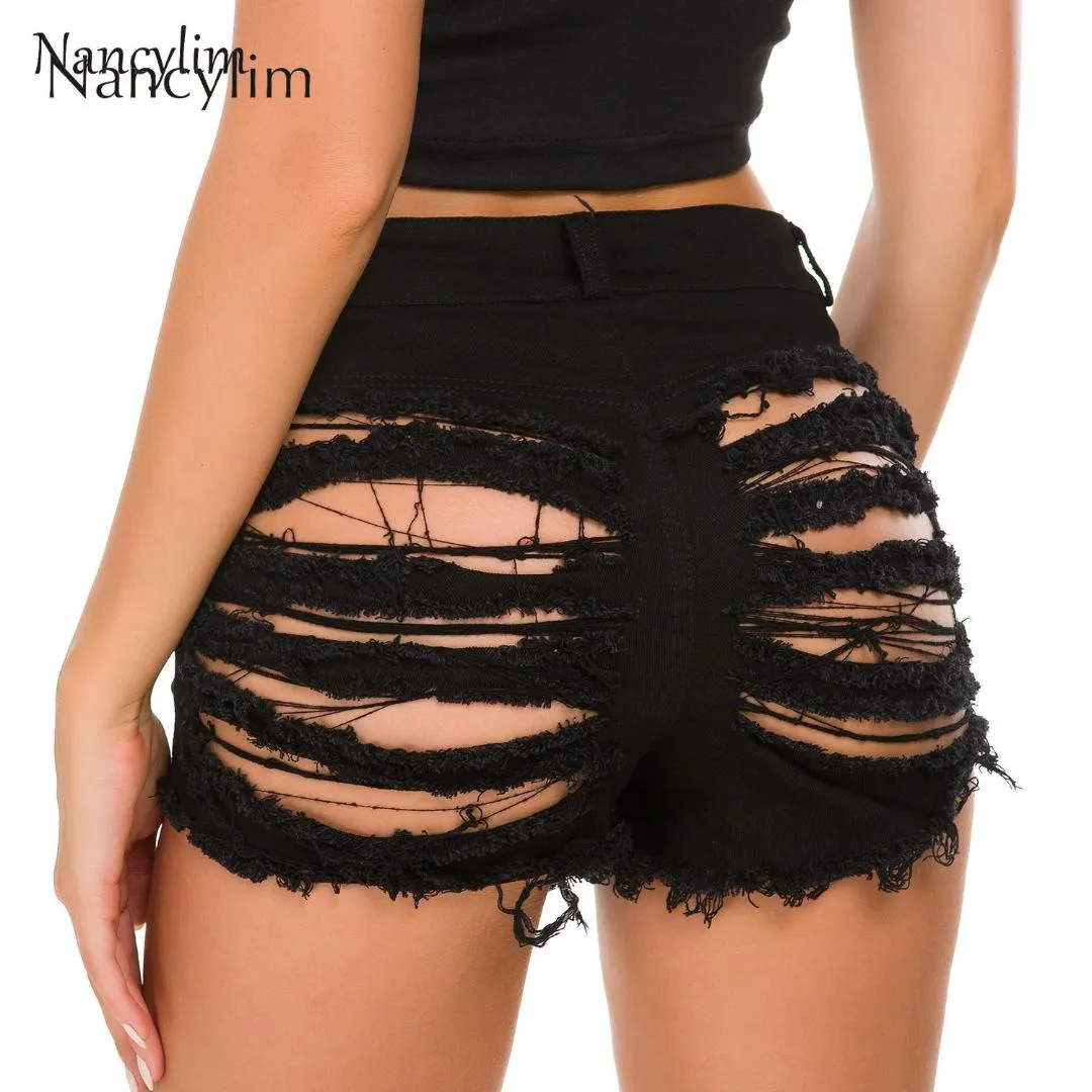 Hot Pants of Ladies with Holes and Embroidery Shorts - China Denim and Pants  price | Made-in-China.com