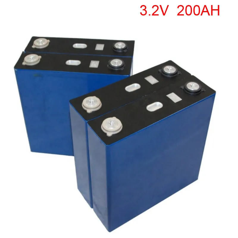 4PCS / LOT DIY 3.2V 200Ah Lifepo4 Batterycell 200Ah för solsystem / E-fordon / LED-utrustning / Home ESS