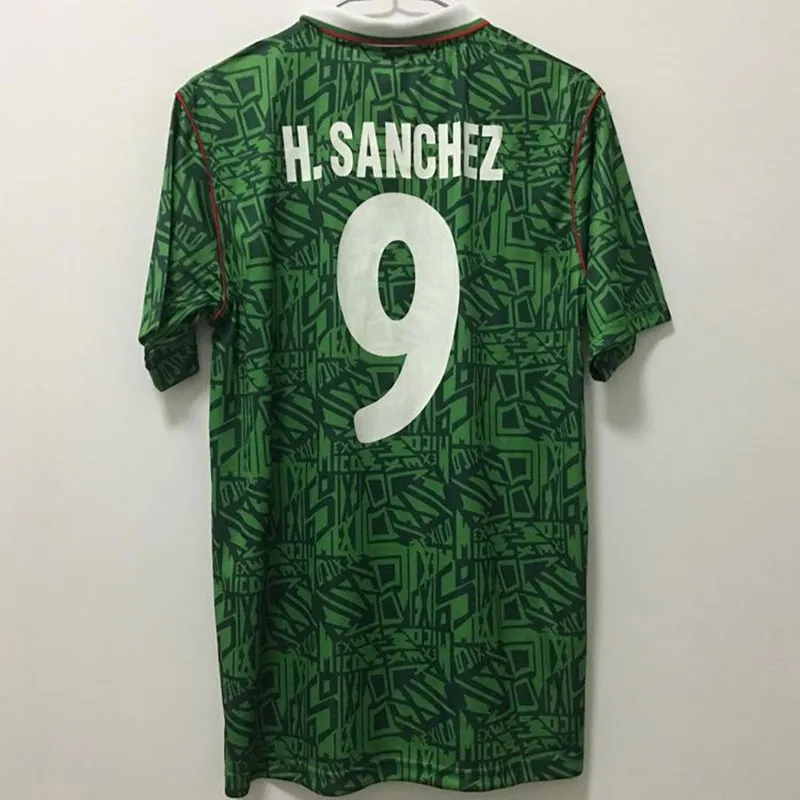 1985 1986 1998ヴィンテージメキシコレトロサッカージャージー