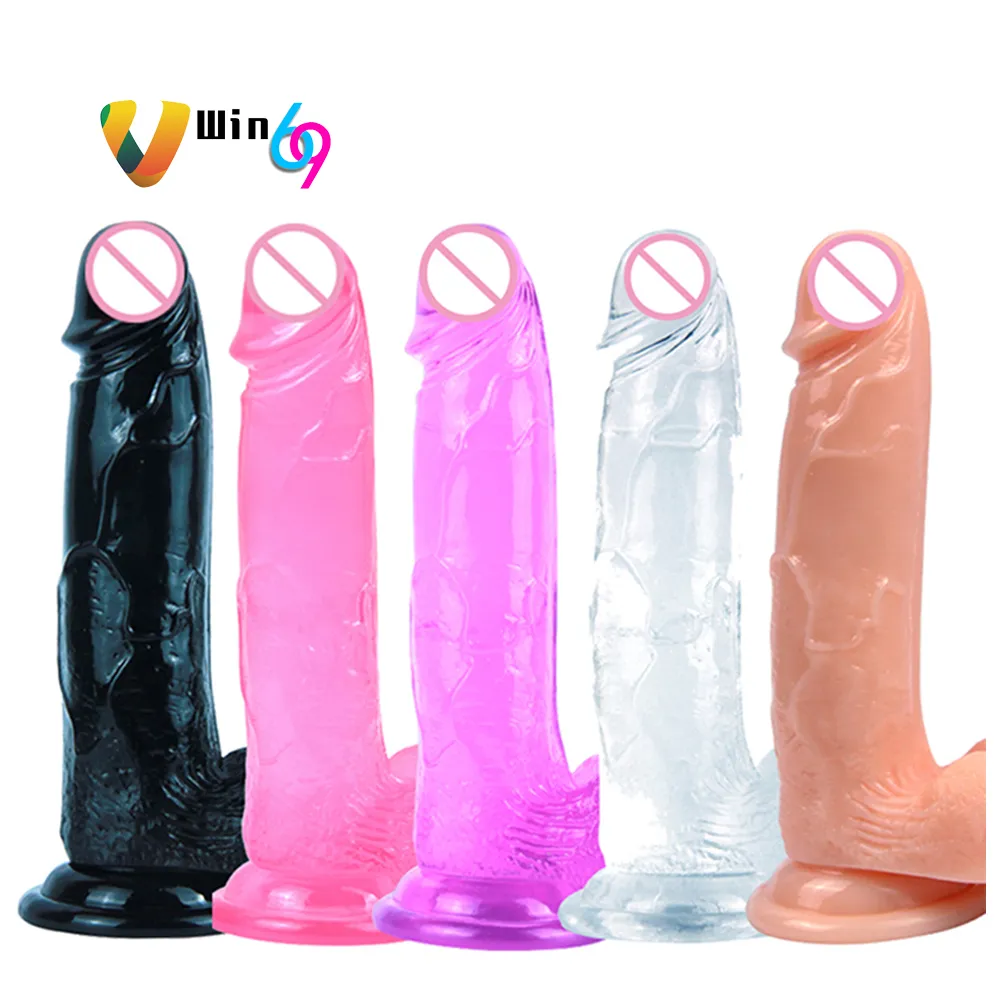 Transparenter Realistischer Dildo Groer Knstlicher... Von 8,14  | DHgate